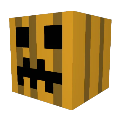 LoneWombat Minecraft avatar head, 3D render
