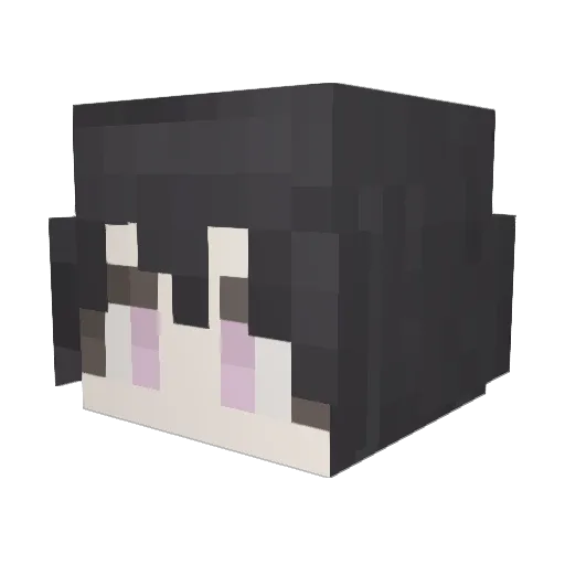 Lone_Kiean Minecraft avatar head, 3D render
