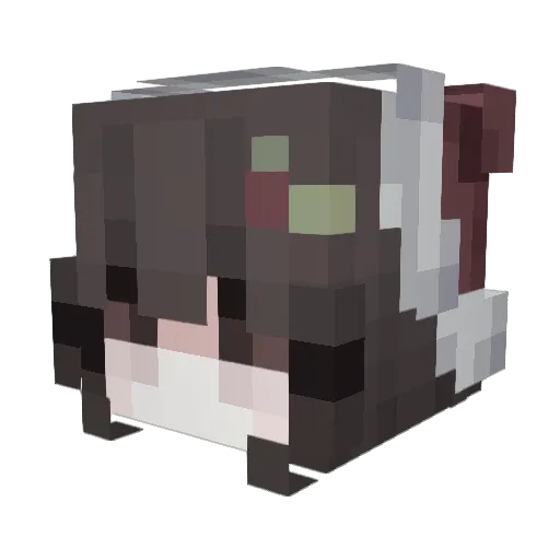 Lone_Lilac Minecraft avatar head, 3D render