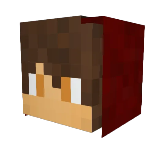 Lone_eZ Minecraft avatar head, 3D render