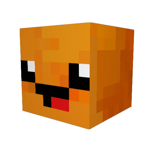 Lonefire16 Minecraft avatar head, 3D render
