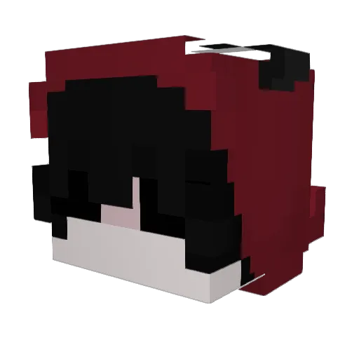 LonelyRootSign Minecraft avatar head, 3D render