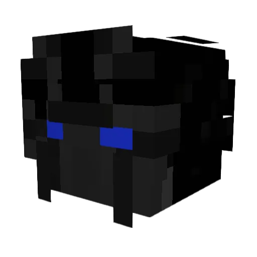 LonelyV0id Minecraft avatar head, 3D render