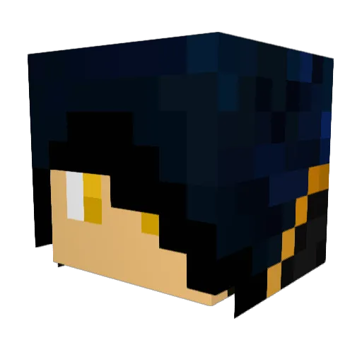 Lonely_Child_1 Minecraft avatar head, 3D render