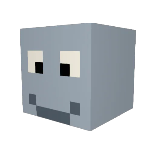 Lonely__Mage Minecraft avatar head, 3D render