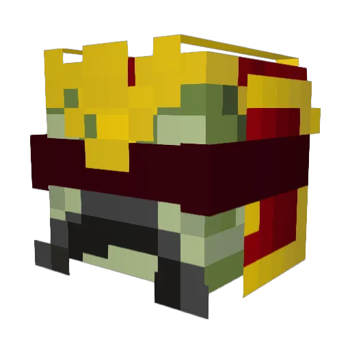 Lonelycentaur Minecraft avatar head, 3D render