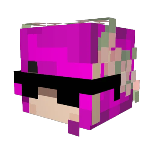 Loner_1337 Minecraft avatar head, 3D render
