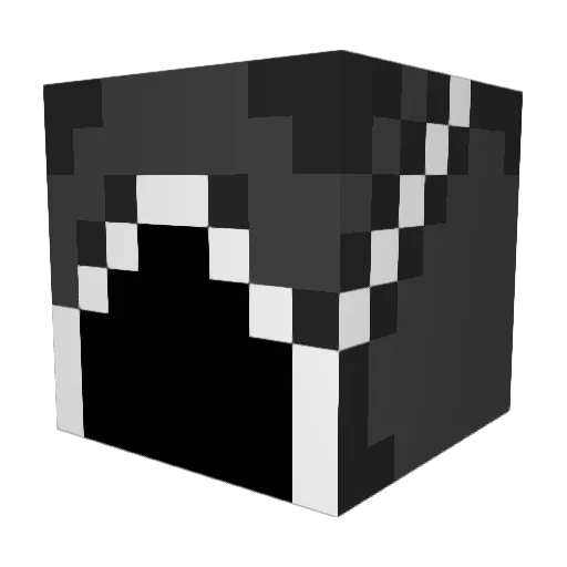 Lonewolf9835 Minecraft avatar head, 3D render