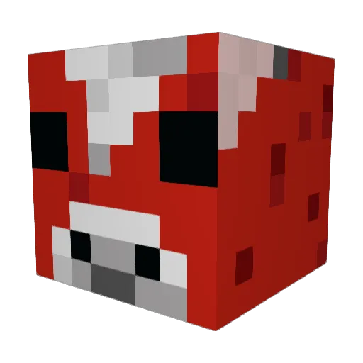 LoneyX Minecraft avatar head, 3D render