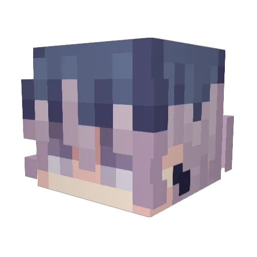 Loneyy24 Minecraft avatar head, 3D render
