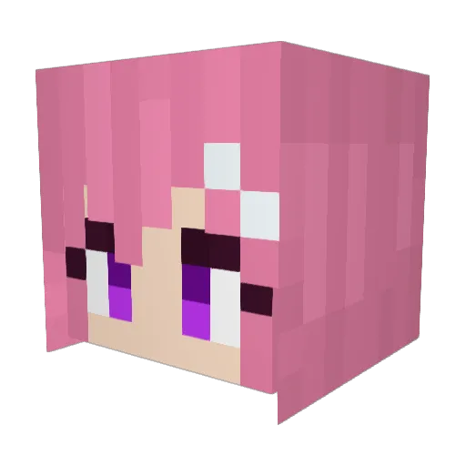 LongLeggyWeggy Minecraft avatar head, 3D render