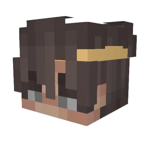 LongLiveCharbel Minecraft avatar head, 3D render