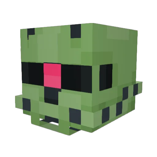 LongShortman Minecraft avatar head, 3D render