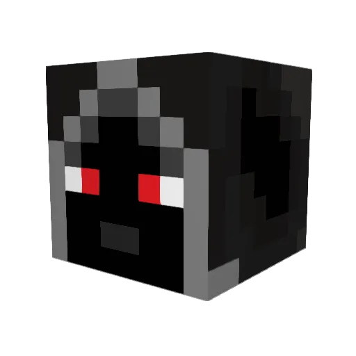 LongSinceDead Minecraft avatar head, 3D render