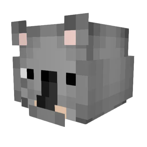 Long_Kiwi Minecraft avatar head, 3D render