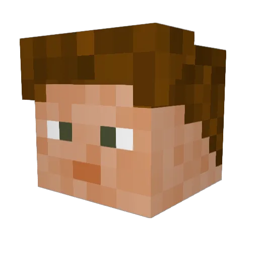 Longlegrunner_12 Minecraft avatar head, 3D render