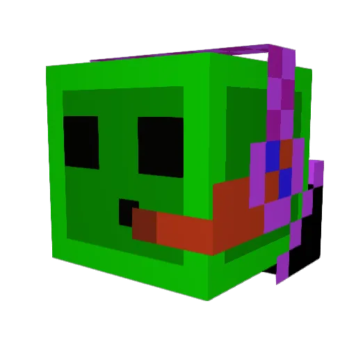 Loni_Yslas Minecraft avatar head, 3D render