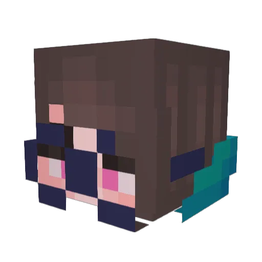 LonicTH Minecraft avatar head, 3D render