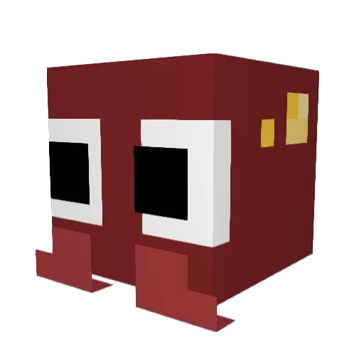 Lonkashier Minecraft avatar head, 3D render