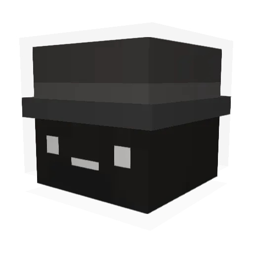 Looaann Minecraft avatar head, 3D render