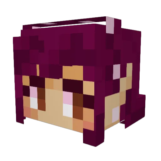 Loodle_Doodles Minecraft avatar head, 3D render