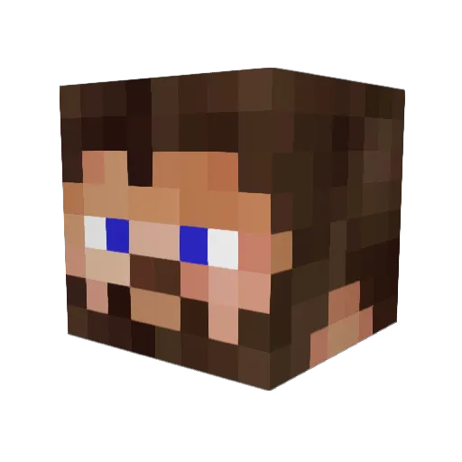 Looftnarg Minecraft avatar head, 3D render