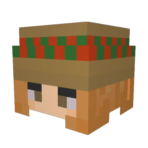 Loogie_Boogie Minecraft avatar head, 3D render
