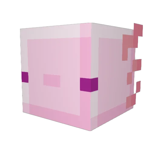 LookAtMyButt3 Minecraft avatar head, 3D render