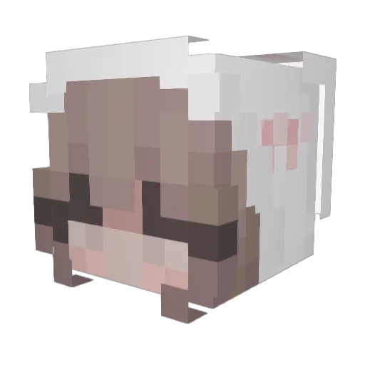 LookMyStrafe Minecraft avatar head, 3D render
