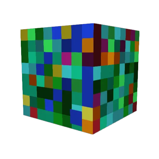 LookPanda Minecraft avatar head, 3D render