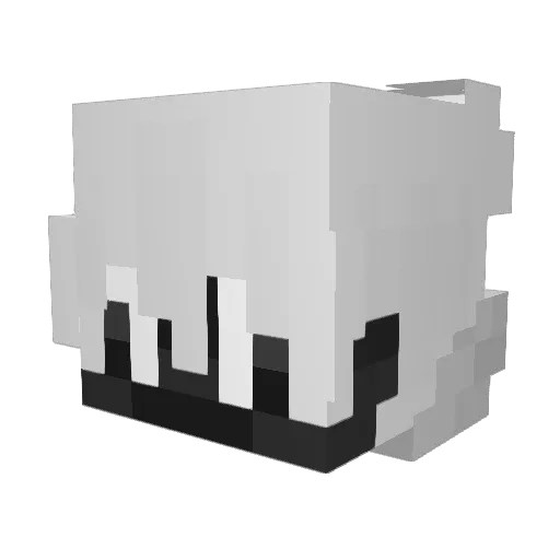 LookURDead7297 Minecraft avatar head, 3D render