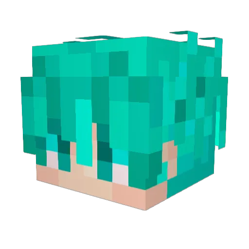 Look_Joy Minecraft avatar head, 3D render