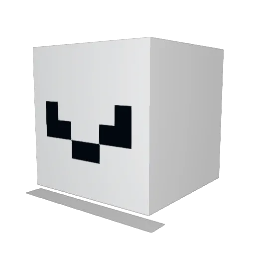 Lookatdatnoob Minecraft avatar head, 3D render