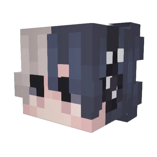 Lookitup135 Minecraft avatar head, 3D render