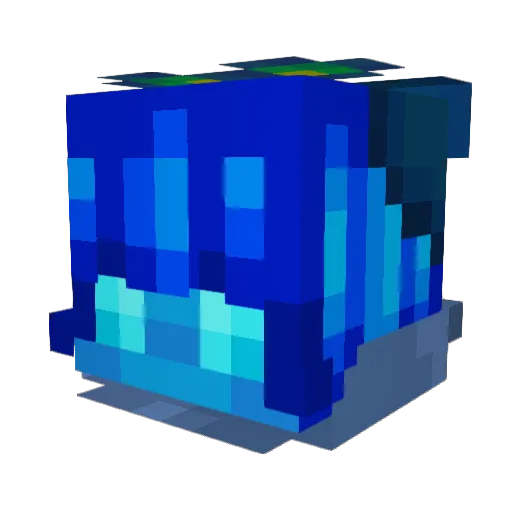 Loomidex Minecraft avatar head, 3D render