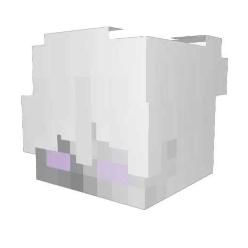 Loompa_ Minecraft avatar head, 3D render
