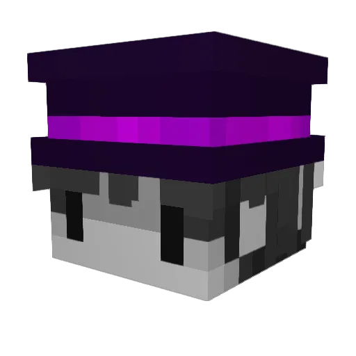 LoonyDood Minecraft avatar head, 3D render