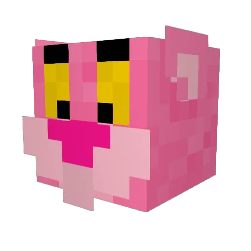 LoonyTrendsetter Minecraft avatar head, 3D render