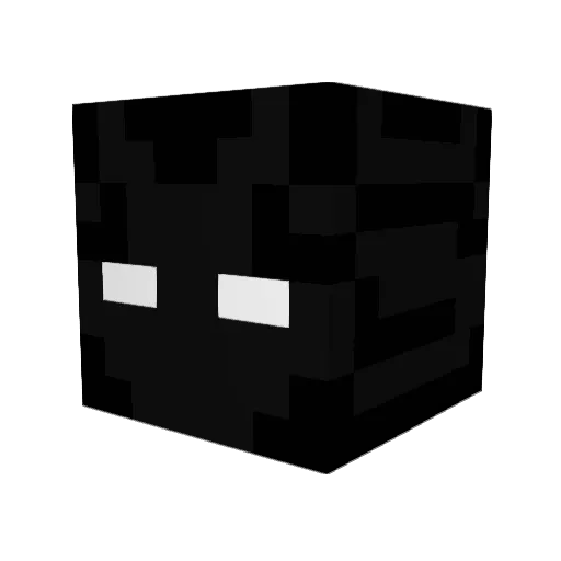 LoopLp1 Minecraft avatar head, 3D render