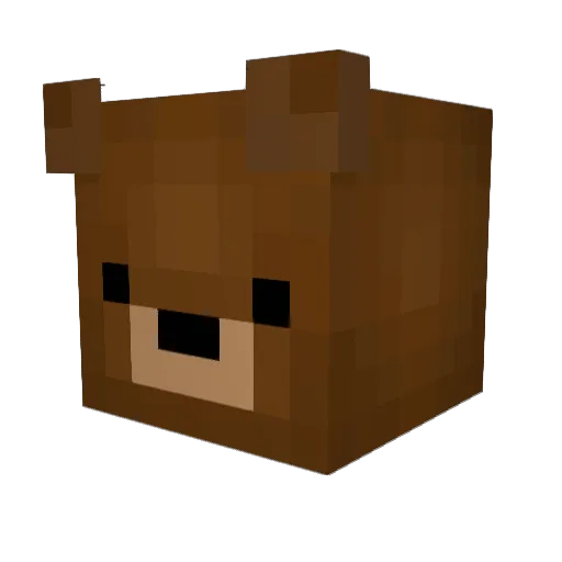 Loopay66 Minecraft avatar head, 3D render