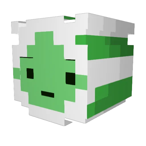 Loopin_ Minecraft avatar head, 3D render