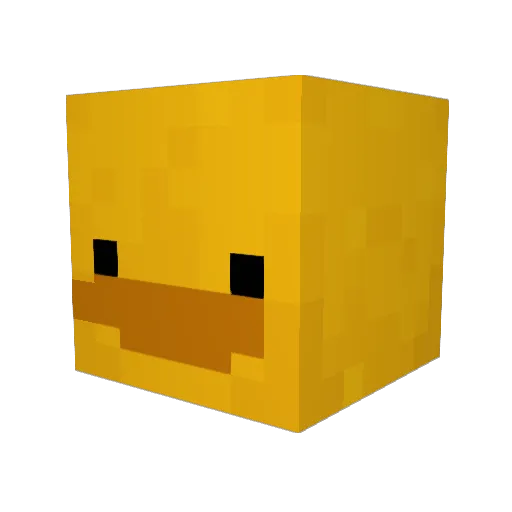 LoopySoup22 Minecraft avatar head, 3D render