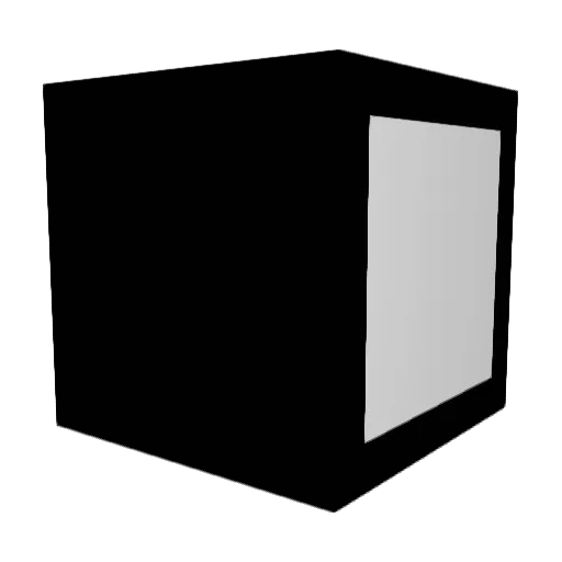Loopzzzzy Minecraft avatar head, 3D render