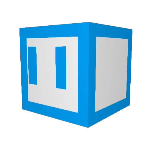 LoosNoot Minecraft avatar head, 3D render