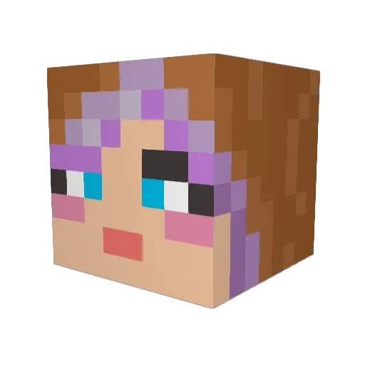 Loosey_Goosey05 Minecraft avatar head, 3D render