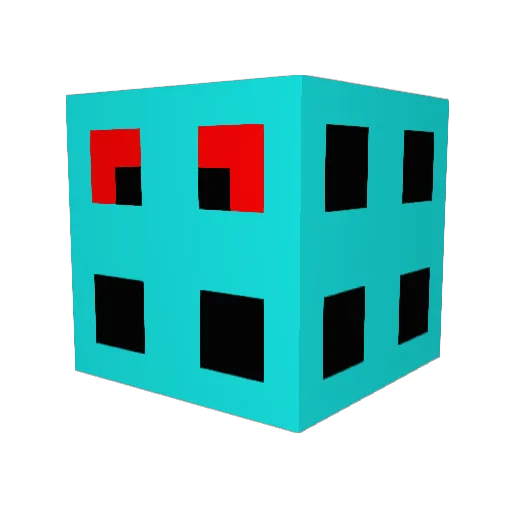 Looshch Minecraft avatar head, 3D render