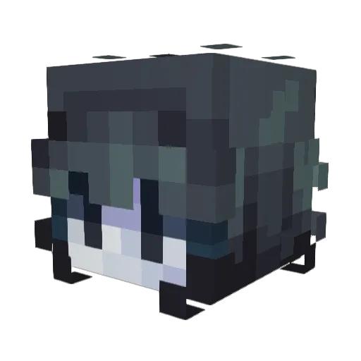 Loot_Goblinz Minecraft avatar head, 3D render