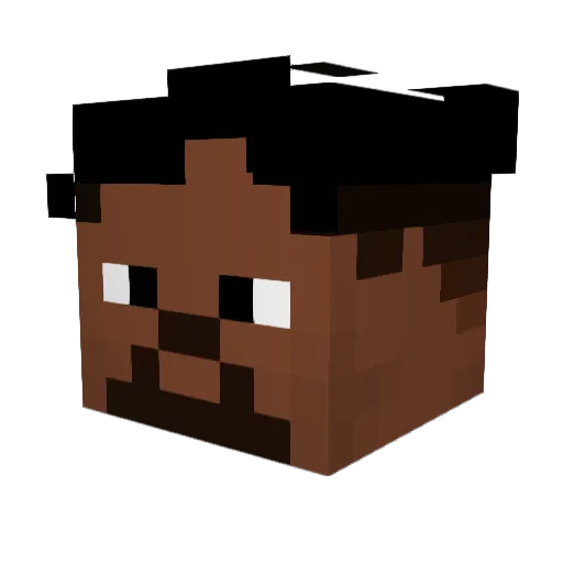 Loot_Shiesty Minecraft avatar head, 3D render