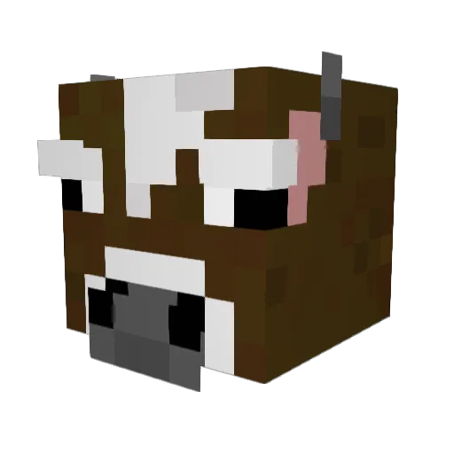 Lopacangaj Minecraft avatar head, 3D render
