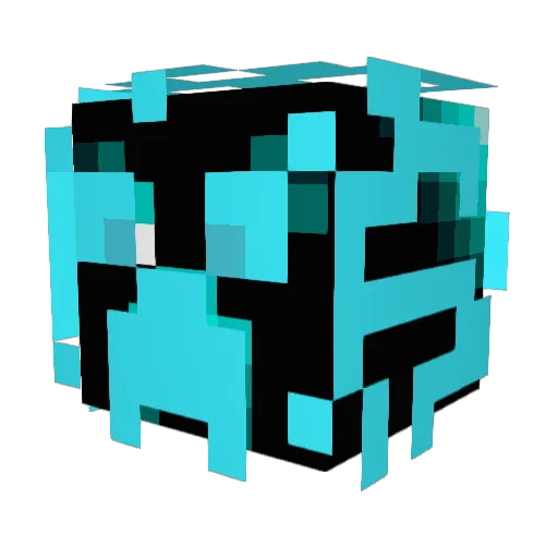 Loparygg Minecraft avatar head, 3D render